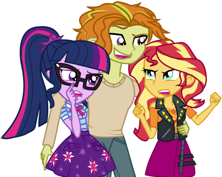Size: 3671x2931 | Tagged: suggestive, artist:urhangrzerg, derpibooru import, adagio dazzle, sci-twi, sunset shimmer, twilight sparkle, equestria girls, allegro amoroso, equestria guys, female, image, lesbian, male, png, rule 63, scitwishimmer, shipping, simple background, sunsetsparkle, transparent background