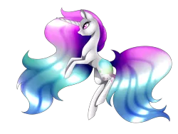 Size: 3200x2400 | Tagged: safe, artist:minelvi, derpibooru import, oc, oc:spiral galaxy, unofficial characters only, pony, unicorn, ethereal mane, eyelashes, horn, image, png, rearing, simple background, solo, transparent background, unicorn oc