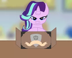 Size: 768x610 | Tagged: safe, artist:royal-pony-palace, derpibooru import, starlight glimmer, pony, unicorn, board game, dungeon master, image, png, solo
