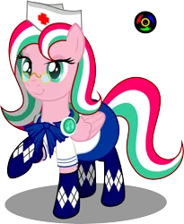 Size: 2433x2974 | Tagged: safe, artist:kyoshyu, derpibooru import, oc, oc:shuri cane, pegasus, pony, clothes, female, glasses, high res, image, legends of equestria, mare, png, simple background, solo, transparent background