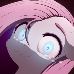 Size: 256x256 | Tagged: safe, artist:symbianl, derpibooru import, edit, pinkie pie, earth pony, pony, :3, adoracreepy, creepy, cropped, cute, dark, image, pinkamena diane pie, png, smiley face, solo