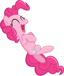 Size: 2247x2669 | Tagged: safe, artist:blueblitzie, derpibooru import, pinkie pie, earth pony, pony, female, image, laughing, mare, png, simple background, solo, transparent background, vector