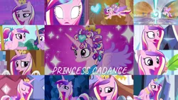 Size: 1978x1113 | Tagged: safe, derpibooru import, edit, edited screencap, editor:quoterific, screencap, princess cadance, spike, twilight sparkle, alicorn, dragon, pony, unicorn, a canterlot wedding, equestria games (episode), games ponies play, once upon a zeppelin, princess spike (episode), slice of life (episode), the beginning of the end, the crystal empire, the times they are a changeling, three's a crowd, twilight's kingdom, crown, dragons riding ponies, eyes closed, female, filly, filly twilight sparkle, flying, glowing eyes, glowing horn, horn, image, jewelry, magic, magic aura, male, open mouth, png, regalia, riding, sitting, spike riding cadance, swing set, unicorn twilight, younger