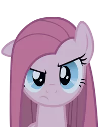Size: 3200x4000 | Tagged: safe, artist:ec8er, derpibooru import, pinkie pie, earth pony, pony, bust, eyelashes, female, frown, image, mare, pinkamena diane pie, png, simple background, solo, transparent background