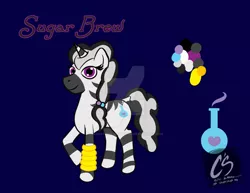 Size: 1024x792 | Tagged: safe, artist:adhiguna, artist:johnathon-matthews, derpibooru import, oc, oc:sugar brew, pony, unicorn, zebra, deviantart watermark, image, jpeg, obtrusive watermark, reference sheet, watermark