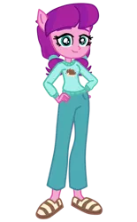 Size: 703x1137 | Tagged: source needed, useless source url, safe, artist:gmaplay, derpibooru import, lily longsocks, equestria girls, image, png, pony ears, simple background, solo, transparent background