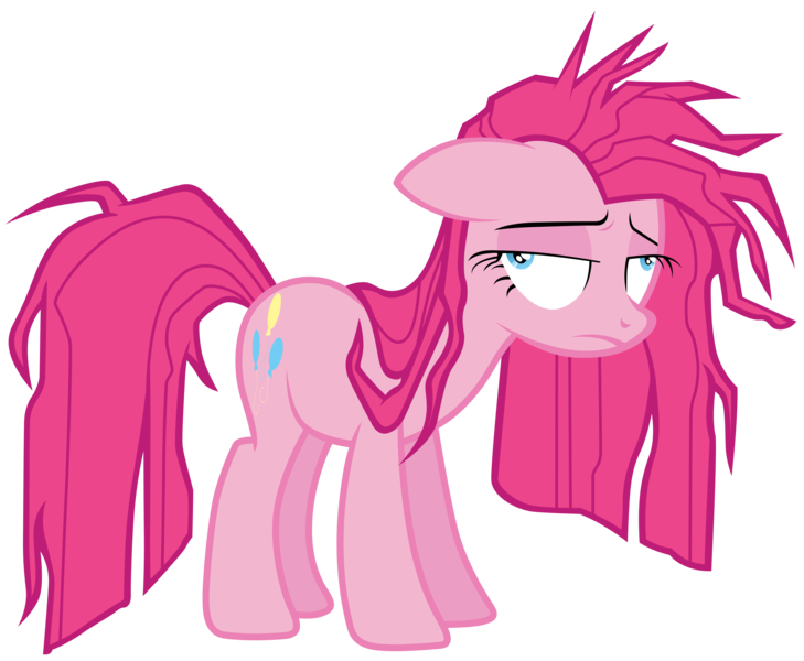 Size: 8500x7000 | Tagged: safe, artist:tardifice, derpibooru import, pinkie pie, earth pony, pony, yakity-sax, absurd resolution, depressed, female, image, mare, pinkamena diane pie, png, simple background, solo, transparent background, vector