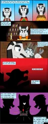 Size: 1280x3292 | Tagged: safe, artist:mr100dragon100, derpibooru import, vampire, comic:a king's journey home, age progression, crown, dark forest au's dracula, dracula, image, jewelry, jpeg, regalia