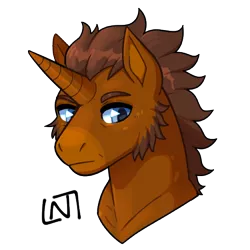 Size: 502x502 | Tagged: safe, artist:lastnight-light, derpibooru import, oc, oc:pepper jack, pony, unicorn, bust, image, male, png, portrait, simple background, solo, stallion, transparent background