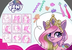 Size: 1000x696 | Tagged: safe, artist:vanessa mack, derpibooru import, official, princess cadance, pony, my little pony: pony life, concept art, image, png, toy