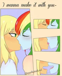 Size: 1440x1754 | Tagged: safe, artist:apple.jack.rd, derpibooru import, applejack, rainbow dash, equestria girls, appledash, female, image, jpeg, lesbian, shipping