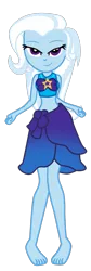 Size: 462x1369 | Tagged: safe, alternate version, artist:gmaplay, derpibooru import, trixie, equestria girls, equestria girls series, i'm on a yacht, spoiler:eqg series (season 2), adorasexy, belly button, clothes, cute, diatrixes, image, looking at you, png, sarong, sexy, simple background, solo, swimsuit, transparent background, vector