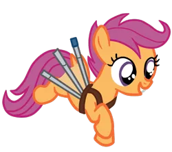 Size: 876x778 | Tagged: safe, artist:gmaplay, derpibooru import, scootaloo, pegasus, pony, artificial wings, augmented, female, filly, image, png, scootaloo can fly, simple background, solo, transparent background, wings