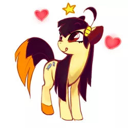 Size: 700x700 | Tagged: safe, artist:n0pies, derpibooru import, oc, ponified, unofficial characters only, earth pony, meowth, pony, ahoge, crossover, cute, image, licking, licking lips, pictogram, png, pokémon, simple background, tongue out, white background