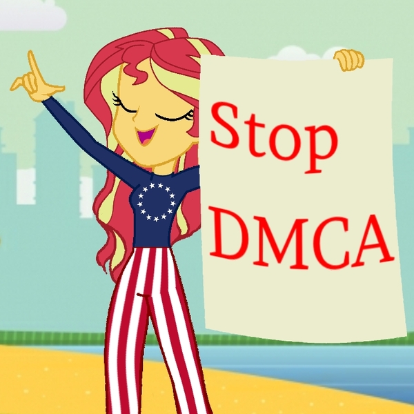 Size: 768x768 | Tagged: source needed, safe, artist:felix lynn, derpibooru import, sunset shimmer, equestria girls, betsy ross flag, copyright, dmca, drama, enddmca, image, jpeg, politics