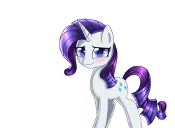 Size: 1280x939 | Tagged: safe, artist:melanyoprisdraws, derpibooru import, rarity, unicorn, blushing, image, looking at you, png, simple background, solo, sparkly eyes, transparent background