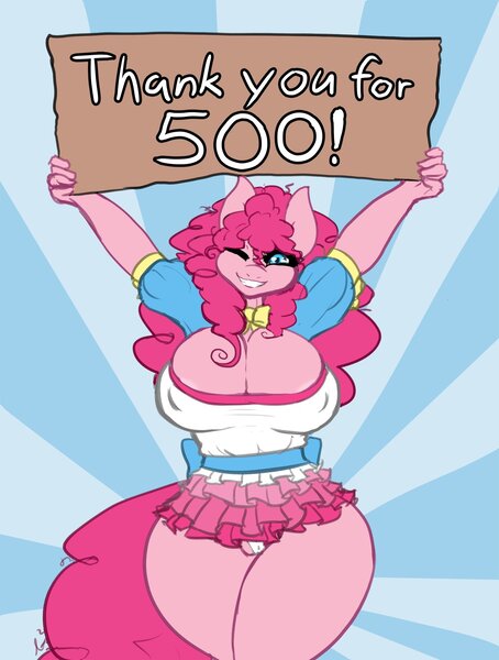 Size: 1276x1685 | Tagged: questionable, artist:xelswordart, derpibooru import, pinkie pie, anthro, earth pony, pony, areola, big breasts, braless, breasts, busty pinkie pie, cameltoe, cleavage, clothes, curvy, equestria girls outfit, erect nipples, female, hourglass figure, huge breasts, image, jpeg, looking at you, mare, micro skirt, microskirt, milestone, nipple outline, one eye closed, panties, panties aside, sexy, simple background, skirt, solo, solo female, standing, sunburst background, thighs, thunder thighs, underwear, white underwear, wide hips, wink