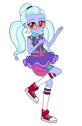 Size: 1288x1968 | Tagged: safe, artist:gmaplay, derpibooru import, sugarcoat, dance magic, equestria girls, spoiler:eqg specials, clothes, converse, cute, image, looking at you, missing accessory, png, shoes, simple background, smiling, socks, solo, sugarcute, transparent background