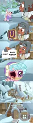 Size: 1664x6080 | Tagged: semi-grimdark, suggestive, derpibooru import, edit, edited screencap, screencap, cozy glow, rusty bucket, pegasus, pony, frenemies (episode), abuse, abuse edit, background pony strikes again, black eye, blood, clothes, cozybuse, female, filly, image, imminent rape, imminent sex, implied kidnapping, implied rape, low quality, png, sad