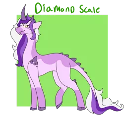 Size: 1280x1280 | Tagged: safe, artist:positively-insane, derpibooru import, oc, oc:diamond scale, unofficial characters only, dracony, hybrid, female, image, interspecies offspring, offspring, parent:rarity, parent:spike, parents:sparity, png, solo