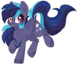 Size: 1996x1668 | Tagged: safe, artist:cinnamontee, derpibooru import, oc, oc:swift star, pegasus, pony, female, image, mare, png, simple background, solo, tongue out, transparent background