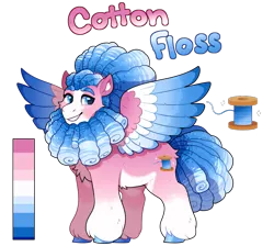 Size: 950x850 | Tagged: safe, artist:lastnight-light, derpibooru import, oc, oc:cotton floss, pegasus, pony, beard, colored wings, facial hair, image, male, multicolored wings, png, simple background, solo, stallion, transparent background, two toned wings, wings