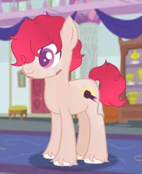 Size: 1013x1241 | Tagged: safe, artist:xanonymousmxrcyx, derpibooru import, oc, oc:sucker punch, earth pony, pony, image, magical lesbian spawn, male, offspring, parent:babs seed, parent:twist, parents:babstwist, png, solo, stallion