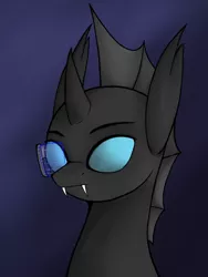 Size: 4500x6000 | Tagged: safe, artist:leo the pone, derpibooru import, oc, oc:tinkerbelt, unofficial characters only, changeling, bust, digital art, image, png, portrait, solo