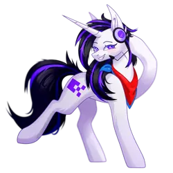 Size: 2000x2000 | Tagged: safe, artist:redheartponiesfan, derpibooru import, oc, pony, unicorn, female, headphones, image, mare, png, simple background, solo, transparent background