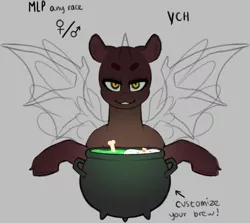 Size: 1785x1593 | Tagged: safe, artist:liefsong, derpibooru import, advertisement, cauldron, commission, halloween, holiday, image, png, witch, ych example, your character here