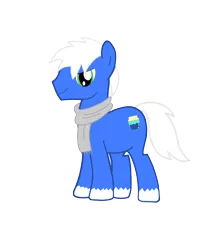 Size: 2500x3000 | Tagged: artist needed, safe, derpibooru import, oc, unofficial characters only, earth pony, pony, derpibooru community collaboration, 2021 community collab, clothes, image, male, png, scarf, simple background, solo, stallion, transparent background