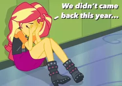 Size: 856x608 | Tagged: safe, artist:luigigamer25, derpibooru import, edit, sunset shimmer, equestria girls, equestria girls series, forgotten friendship, grammar error, image, jpeg, meta, op can't let go, op needs help, op needs to stop, twitter