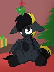 Size: 1200x1600 | Tagged: safe, artist:nevaylin, derpibooru import, oc, oc:shadow whip, unofficial characters only, pegasus, christmas, holiday, image, png, solo