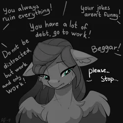 Size: 3500x3500 | Tagged: safe, artist:airfly-pony, derpibooru import, oc, oc:scarlett drop, unofficial characters only, pegasus, pony, crying, female, image, png, sad