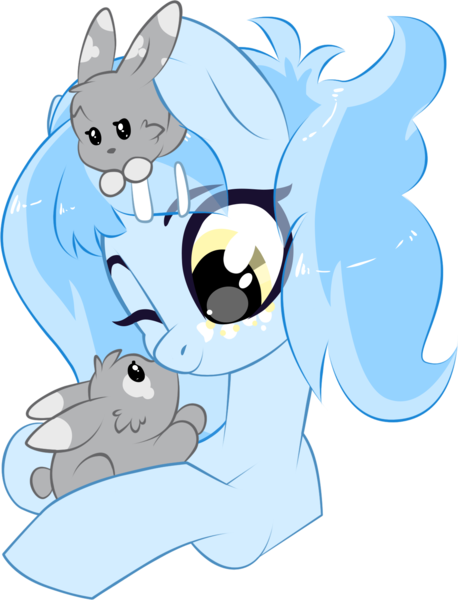 Size: 1225x1604 | Tagged: safe, artist:etcheddaydream, derpibooru import, oc, oc:dozy down, earth pony, pony, rabbit, animal, female, image, mare, png, simple background, solo, transparent background