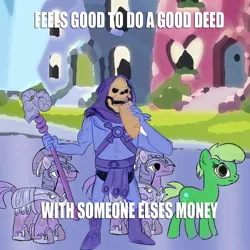 Size: 800x800 | Tagged: safe, derpibooru import, oc, crystal pony, pony, fimfiction, crystal empire, crystal fair con, image, jpeg, skeletor