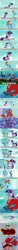 Size: 500x6951 | Tagged: safe, artist:rarityvrymerzhmusic, derpibooru import, rainbow dash, twilight sparkle, alicorn, crab, fish, pegasus, testing testing 1-2-3, appointment tv, born again krabs, image, incidental 40 (spongebob), jpeg, krabby patty creature feature, mr. krabs, remote, spongebob squarepants, spongebob time card, squeaky boots, twilight sparkle (alicorn)