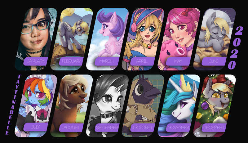 Size: 6344x3657 | Tagged: safe, artist:taytinabelle, derpibooru import, clear skies, derpy hooves, princess celestia, rainbow dash, rarity, ponified, ponified:verity, alicorn, earth pony, human, pegasus, pony, unicorn, absurd resolution, animal crossing, animal crossing: new horizons, art summary, choker, clothes, collage, collar, cute, dark magician girl, dungeons and dragons, female, filly, food, happy, image, jewelry, maid, mare, marina (animal crossing), muffin, pen and paper rpg, photo, png, regalia, rpg, self portrait, smiling, verity, wreath