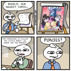 Size: 1000x1000 | Tagged: safe, artist:nanook123, derpibooru import, edit, idw, diamond dog, spoiler:comicannual2021, cover, duckery in the comments, furry, image, meme, png, stonetoss