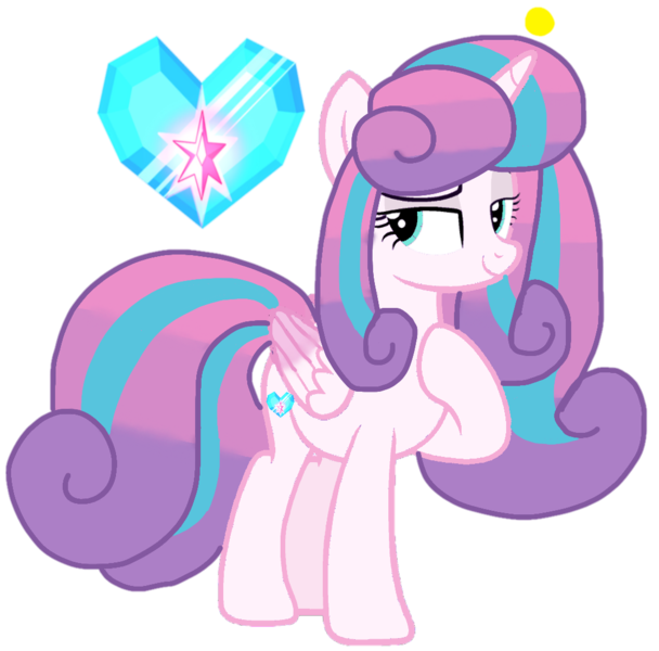 Size: 1074x1059 | Tagged: safe, artist:徐詩珮, derpibooru import, princess flurry heart, bubbleverse, image, next generation, older, older flurry heart, png, simple background, transparent background