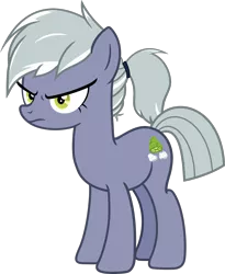Size: 1200x1460 | Tagged: safe, artist:warszak, derpibooru import, limestone pie, earth pony, pony, alternate hairstyle, angry, cute, female, image, limabetes, madorable, mare, png, ponytail, simple background, solo, transparent background, vector
