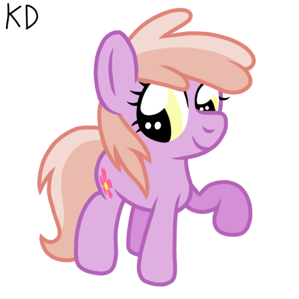 Size: 768x768 | Tagged: safe, artist:kevydraws, derpibooru import, rosy posy, earth pony, pony, cute, cutie mark, female, filly, flower, image, png, raised hoof, rosybetes, simple background, smiling, transparent background, vector