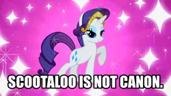 Size: 1280x720 | Tagged: safe, derpibooru import, edit, edited screencap, screencap, rarity, unicorn, sweet and elite, abstract background, background pony strikes again, downvote bait, image, implied scootaloo, jewelry, op is a duck, op is on drugs, op is trying too hard, op isn't even trying anymore, op needs help, png, solo, tiara