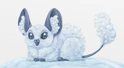 Size: 1280x706 | Tagged: safe, artist:chezzepticon, derpibooru import, winterchilla, best gift ever, cute, image, png, simple background, solo, white background