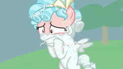 Size: 1280x720 | Tagged: safe, derpibooru import, screencap, cozy glow, pegasus, pony, the ending of the end, cozybuse, female, filly, image, petrification, png, solo