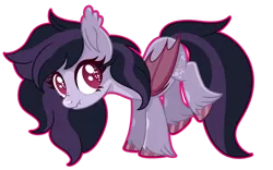 Size: 1280x800 | Tagged: safe, artist:starshade, artist:sugarsong14, derpibooru import, oc, unofficial characters only, bat pony, pony, base used, bat pony oc, bat wings, female, image, mare, png, scrunchy face, simple background, solo, transparent background, wings