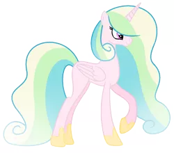 Size: 1153x1013 | Tagged: safe, artist:starshinesentry07, derpibooru import, oc, alicorn, pony, unicorn, alicorn oc, base used, female, horn, image, magical lesbian spawn, mare, offspring, parent:princess cadance, parent:princess celestia, parents:celestiance, png, simple background, solo, transparent background, wings