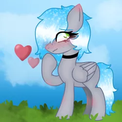 Size: 768x768 | Tagged: safe, artist:misty__luv, derpibooru import, oc, unofficial characters only, pegasus, base used, cute, image, png, rain, soft, solo