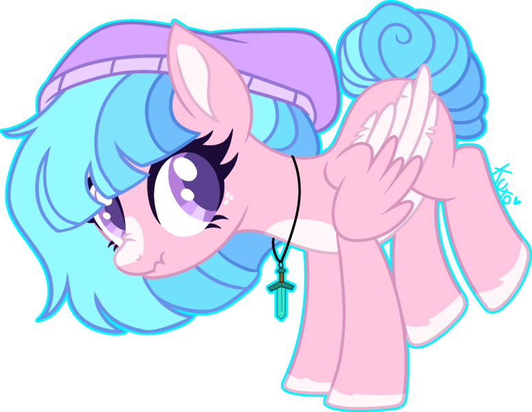 Size: 2840x2198 | Tagged: safe, artist:kurosawakuro, derpibooru import, oc, pegasus, pony, female, image, jewelry, magical lesbian spawn, mare, necklace, offspring, parent:scootaloo, parent:wind sprint, png, scrunchy face, simple background, solo, transparent background, two toned wings, wings