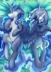 Size: 1477x2067 | Tagged: safe, artist:hobbes-maxwell, derpibooru import, oc, unofficial characters only, alicorn, original species, shark, shark pony, alicorn oc, body pillow, female, horn, image, png, wings